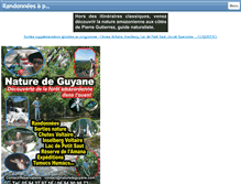 Tablet Screenshot of naturedeguyane.com